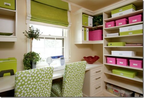 green roman blind office